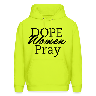 Doper Women Pray Hoodie - safety green